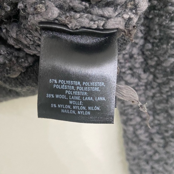 Anthropologie Moth Charcoal Gray Crew Neck Pullover Sweater Sz Medium - Picture 5 of 9